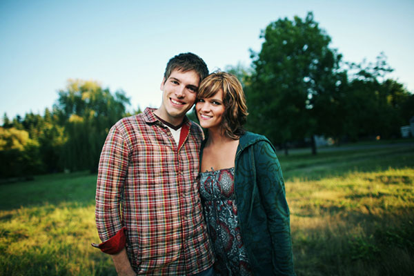 Man and Woman having fun