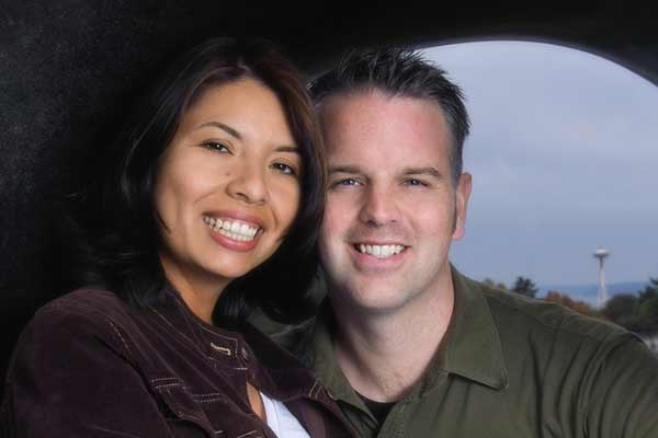 Man and Woman having fun