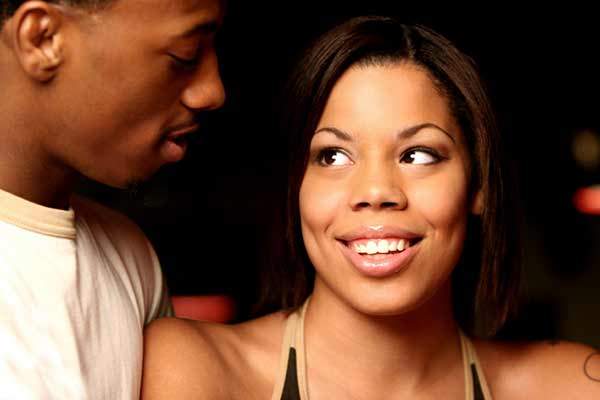 Two people enjoying life