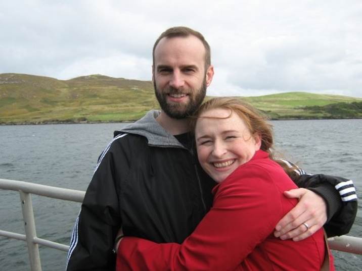 Christian couple married 12 years on boat tour in Ireland