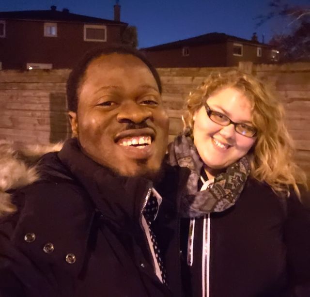 Winter smiles for Ontario Christian couple