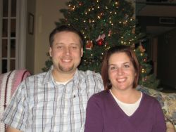 California Christian couple at Christmas